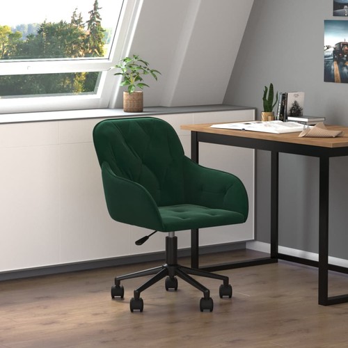 Bürostuhl drehbar dunkelgrün - bürostuhl,