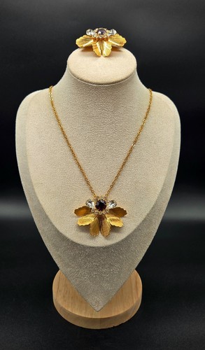 Vintage schmuck set halskette - vintage,