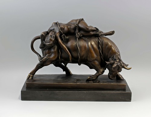 Große skulptur bronze figur - große,