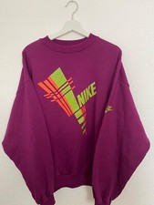 Nike Vintage Crewneck Gr. L Unisex Spellout Retro Boxy Sweater Sweatshirt Hoodie