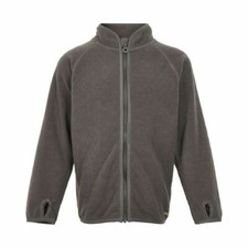 MINYMO Outdoor weiche warme Fleecejacke Grau Waldkindergarten