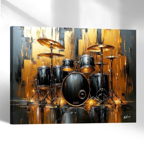 Leinwand bild schlagzeug musik - bild,