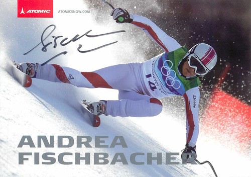 Autogramm andrea fischbacher - andrea,