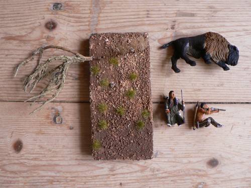 Diorama büffeljagd - 1:35,