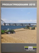 DEUTZ-FAHR PRODUKTPROGRAMM 2012 Mähdrescher Schlepper Traktoren Prospekt Bulldog