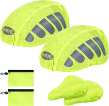 Fahrradhelm Regenhülle Wasserdicht Helmüberzug Reflektoren Universalgröße Herren