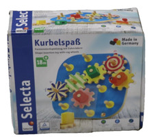 Selecta 62011 Kurbelspaß, Motorikspielzeug, 1 Jahr to 3 Jahre, aus Holz