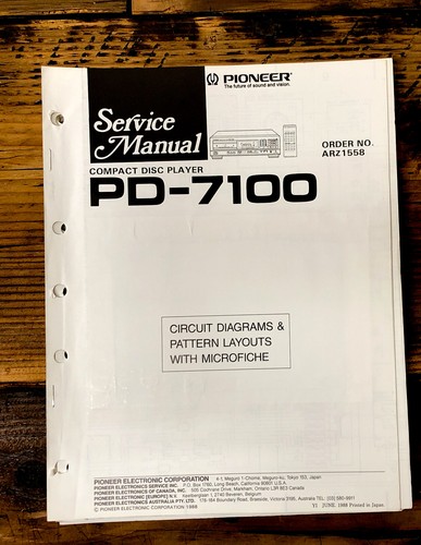 Pioneer 7100 player - cd,
