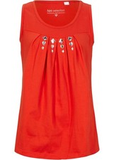 Modisches Top mit Falten Gr