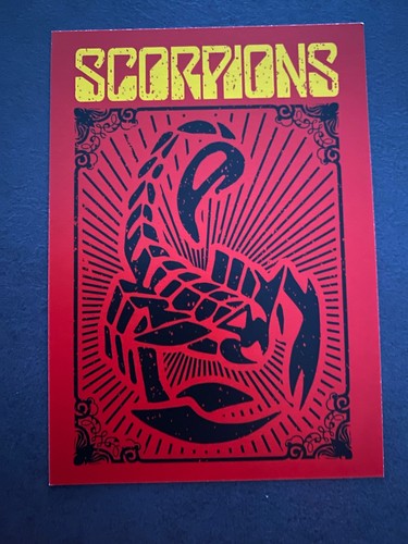 Scorpions postkarte postcard - scorpions,