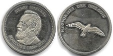 Medaille ernst haeckel zoologe - haeckel,