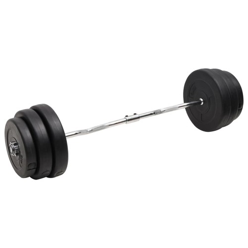 Curlstange mit hantelscheiben - mit,