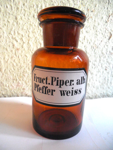 Vintage apotheken glas inh - apotheken,