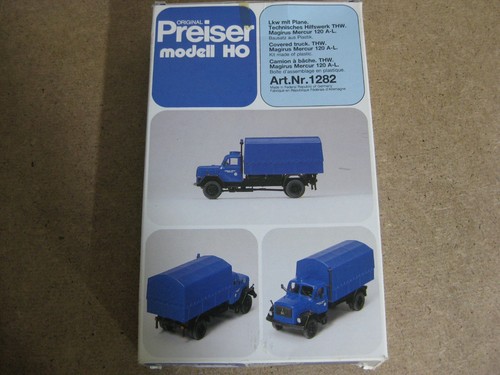 Preiser 1282 thw magirus - 1282,
