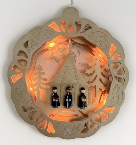 Holz lichterbogen beleuchtet - holz,