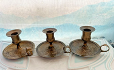 3x antike  Kerzenhalter,Kerzenständer   Kupfer/Messing