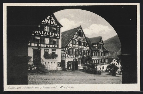 Ansichtskarte schiltach - ansichtskarte,