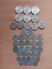 64 Schweizer Franken Sammlung Konvolut Alle Silber / 42 Münzen / 258 Gramm 