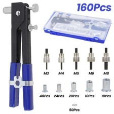 160 Stk Einnietmuttern M3-M8