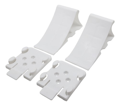Unterlegkeile weiß - 2x,