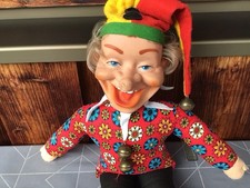 Kasper Spiel Künstler Puppe/Kasperle Theater/orginal und alt/Figur /ca 40 cm ?