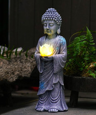 Solarbetriebene Buddha Figur