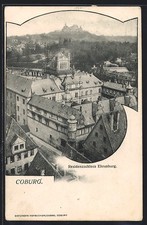 Coburg, Residenzschloss Ehrenburg, Ansichtskarte 