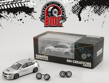 SUBARU Impreza WRX Sti - 2009 - silver - BM 1:64