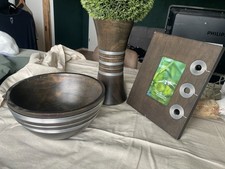 Edles Deko Set Schale, Vase