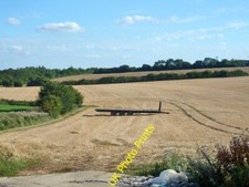 Foto 6x4 Anhänger in einem Stoppelfeld Buntingford Alle Ballen sind weg c2015