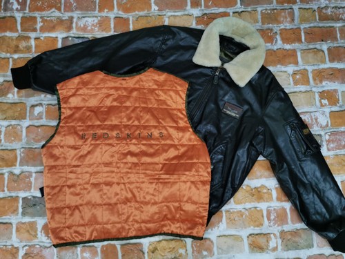Redskins piloten lederjacke - piloten, +
