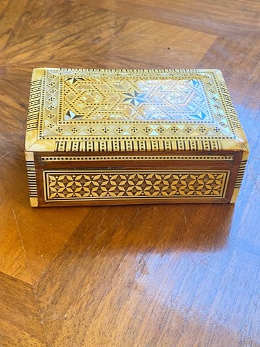 Holz schatulle intarsien - schatulle,