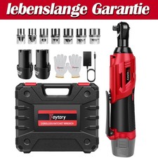3/8" Akku Schlagschrauber Drehschlagschrauber Ratschen Kfz Reifenwechsel 2x Akku