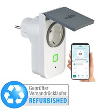 WLAN-Outdoor-Steckdose, HomeKit-fähig, App, Versandrückläufer