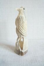 Zuni Fetisch Figur - Adler 10 cm - aus Horn geschnitzt - indianische Handarbeit 