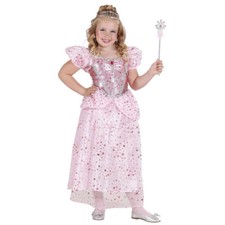 PRINZESSIN KOSTÜM KINDER Karneval Fasching Zauberin Fee Kleid Rosa Mädchen  6897