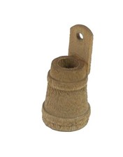 Miniatur Butterfass aus Holz braun gebeizt. 2 cm. Zubehör für Weihnachtskrippe