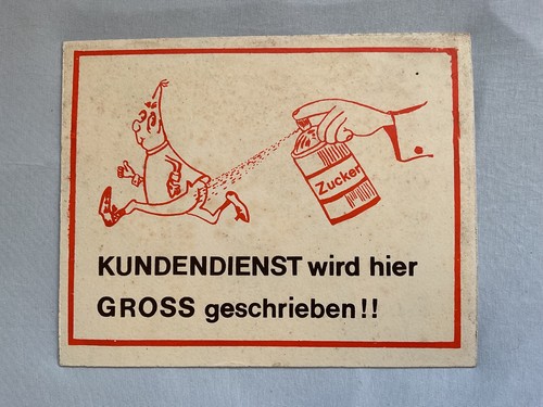 Altes original ddr werbung - ddr,