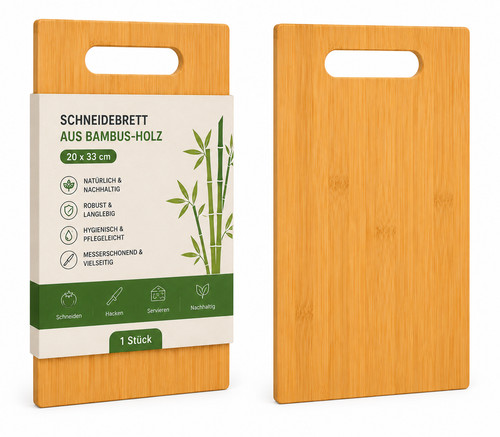 Schneidebrett aus bambus - schneidebrett, bambus-holz