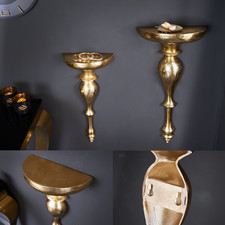 Barock Wandkonsole SCALA gold