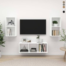 3er Set TV Schrank Wohnzimmer