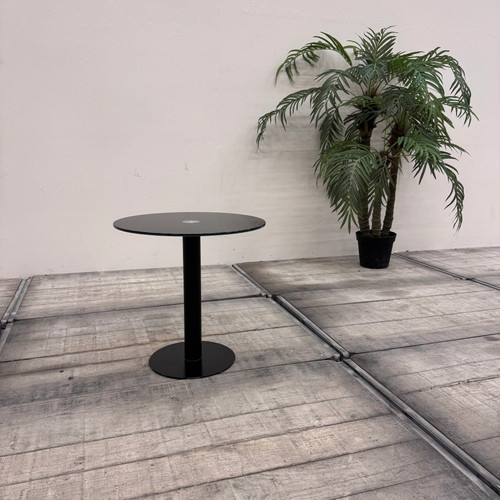 Beistelltisch rund glas 50cm - glas,