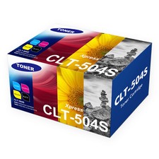4x Toner für Samsung CLT 504S CLT P504C CLX 4195FW CLX 4195FN CLP 415N CLP 415NW