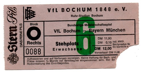 Ticket vfl bochum bayern - vfl,