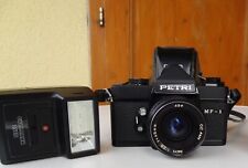 Petri MF-1 Body Gehäuse + Objektiv Spiegelreflexkamera Alte Kamera analog Blitz