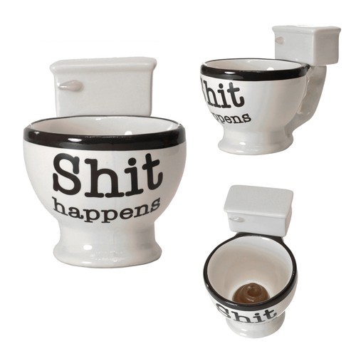 Shit happens schüssel - shit, wc-schüssel