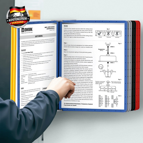 Wand sichttafelsystem 10x - sichttafelsystem,