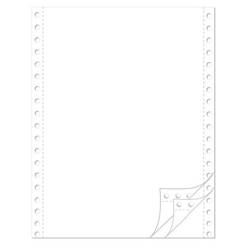 Endlospapier fach blanko - 12",