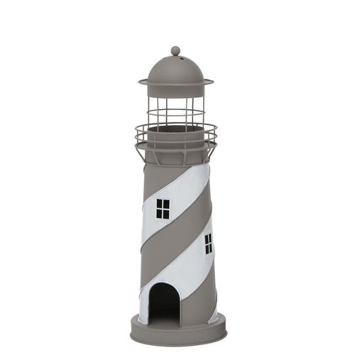 Laterne long island - island, grau