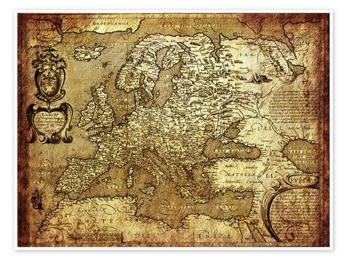 Poster europa 1600 michaels - poster,